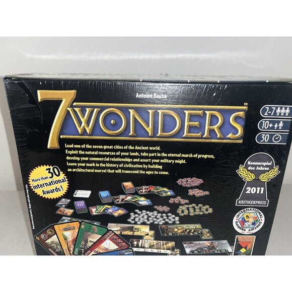 7 Wonders Strategy Board Game Antoine Bauza Repos Production LFCABD281 SEV-EN01 - Picture 9 of 11